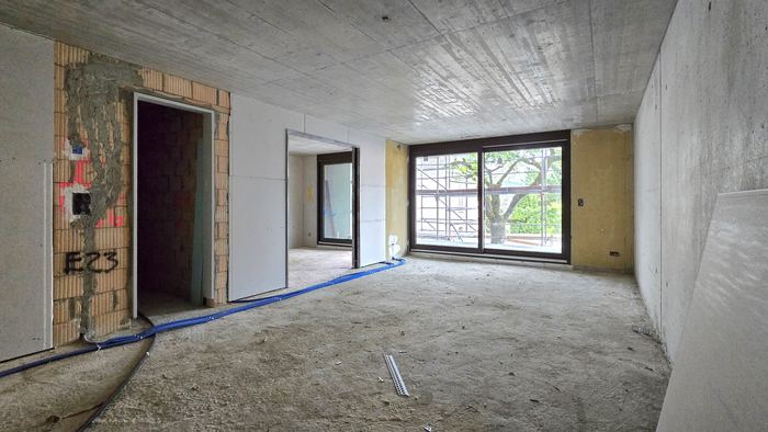 Baustellenfoto Rohbau – Wohnung im Rohbau, 87,6 m²