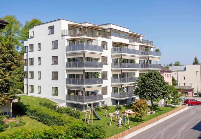 Ausstattungsvariante Geländer – Mehrfamilienhaus, 1.528 m² BWF